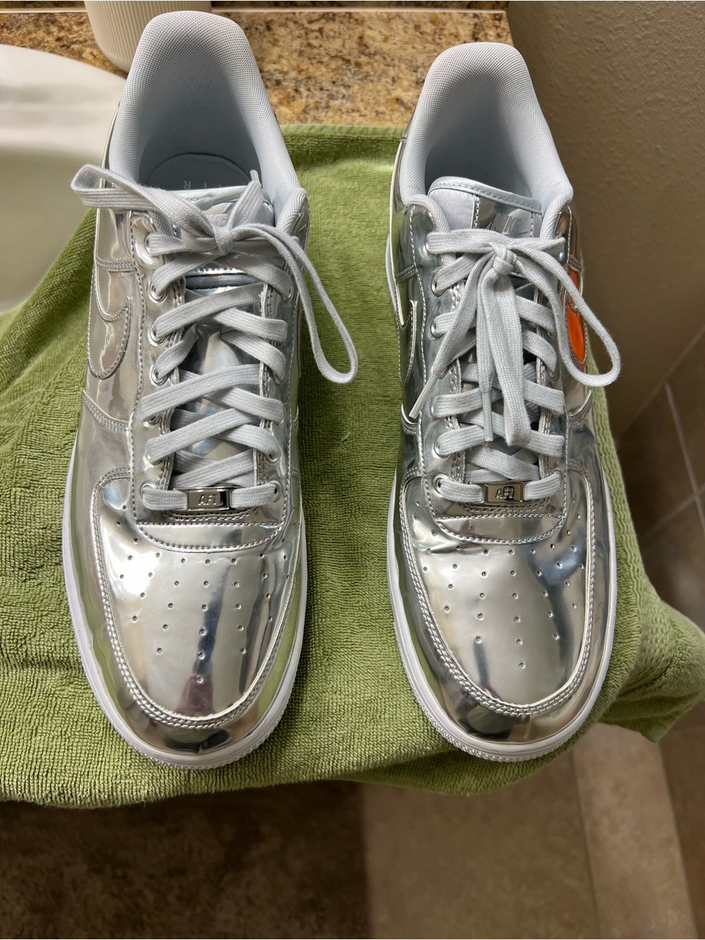 Size 14 Men’s Chrome AF 1 no box RARE SIZE LIKE NEW!!!
